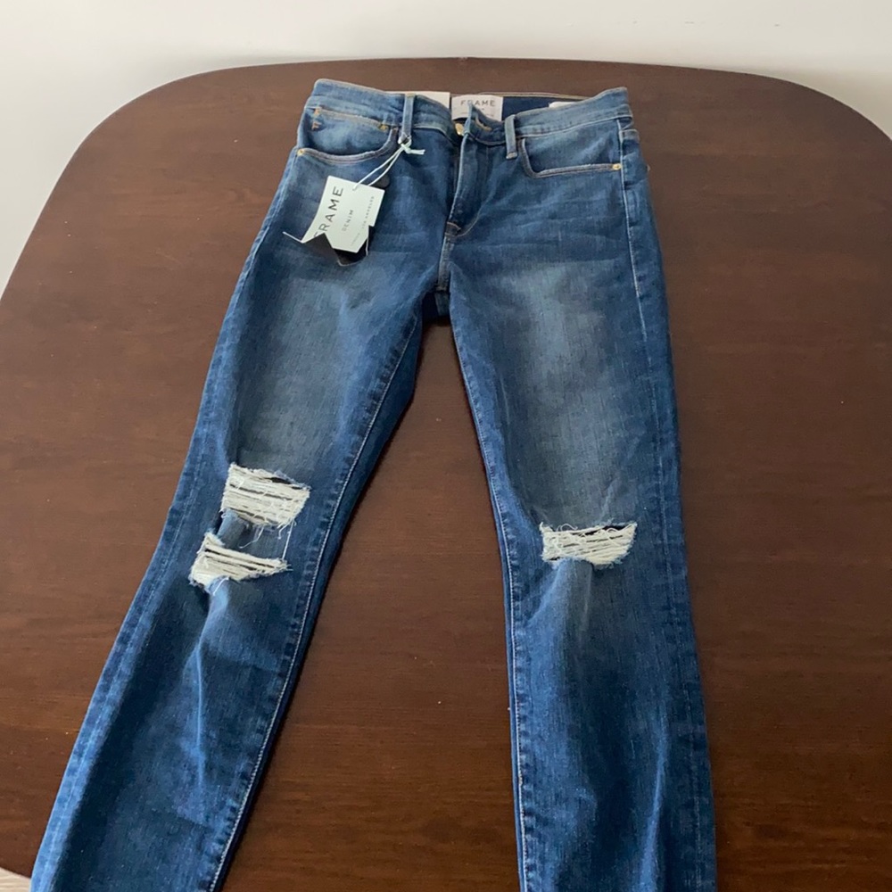 FRAME Le High Skinny Jeans